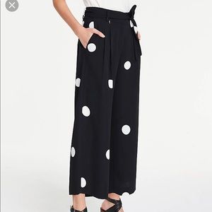 Ann Taylor Tie wide leg pants
